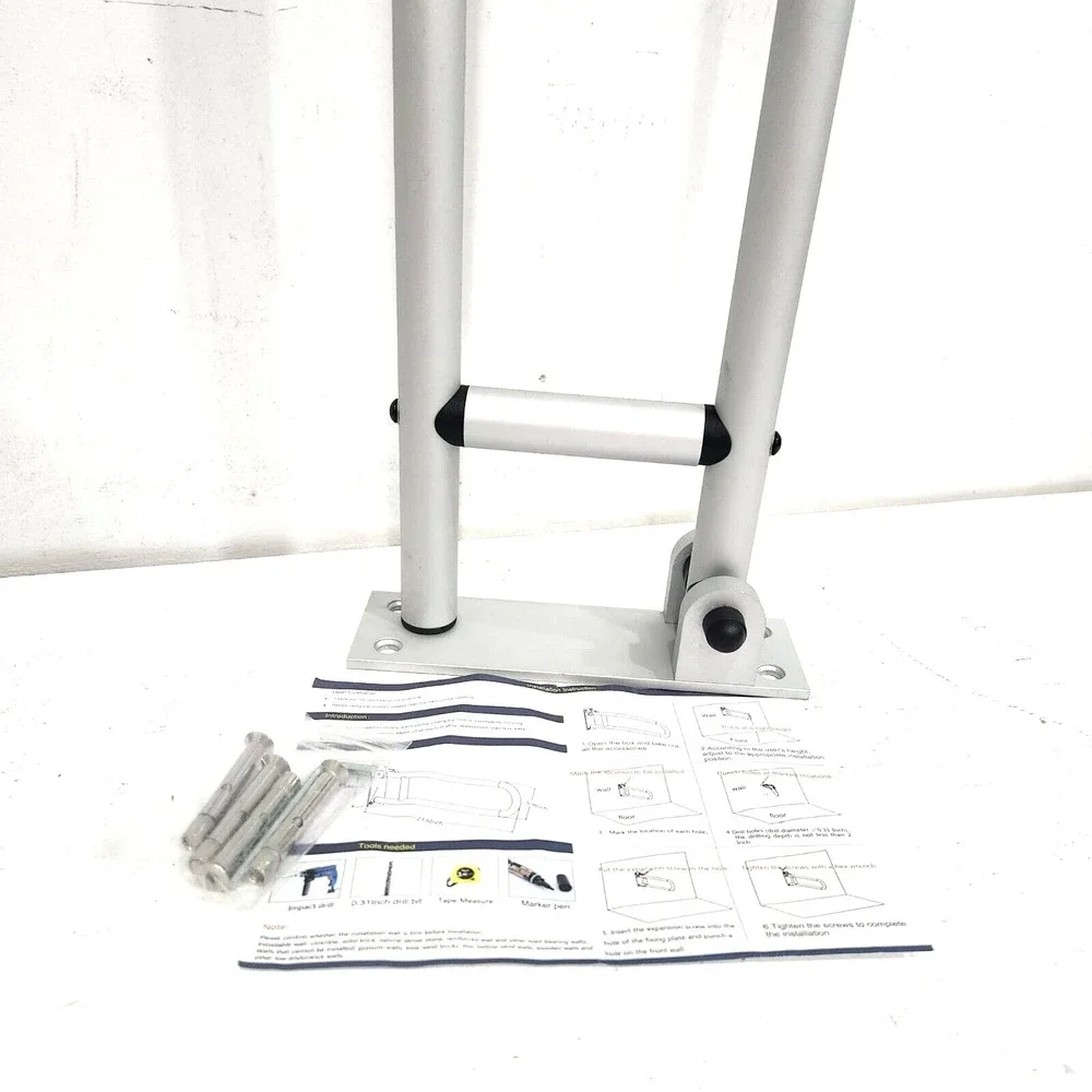Botabay Handicap Grab Bar 23.6in Toilet Safety Rail‎ Foldable Bathroom Aid